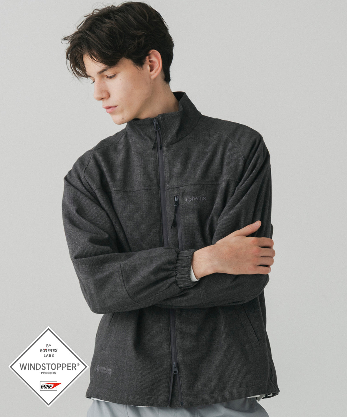 WOOL-LIKE TRACK JACKET ウールライク トラックジャケット / WINDSTOPPER® PRODUCTS BY GORE-TEX LABS