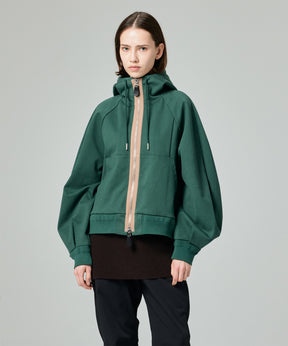 AERO STILL BALLOON SLEEVE SHORT HOODIE
