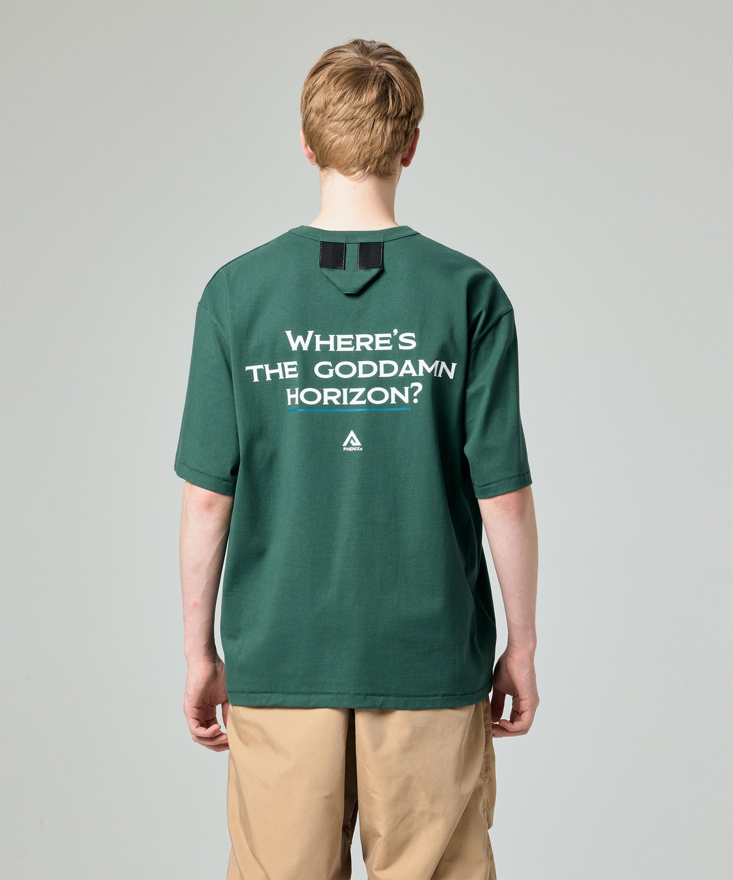 DISTORTED SLOGAN POCKET TEE
