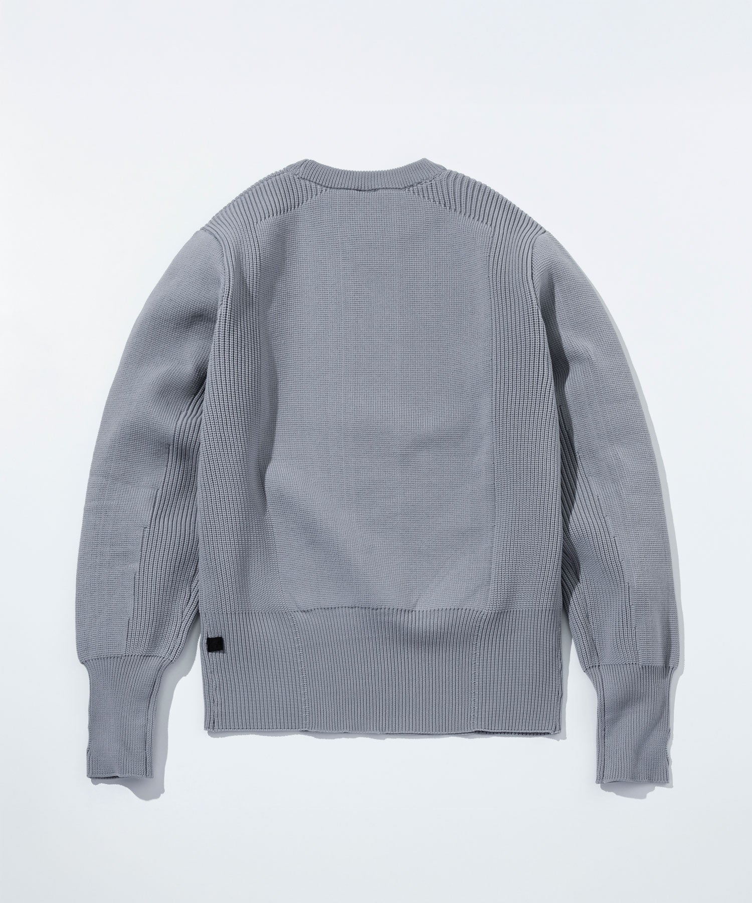 【MENS】HYBRID KNITTED LONG RIB PULL OVER  ハイブリッドニット ロングリブプルオーバー / +phenix(プラスフェニックス)