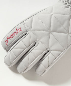 【KIDS/JUNIOR】Diamond Quilted Junior Gloves ダイヤモンドキルトジュニアグローブ / JUNIOR ACC / 子供用 スノーグローブ / phenixスキーウェア 24AW