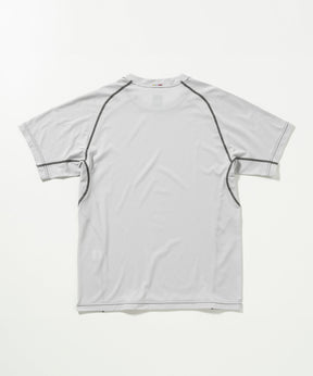 【MENS】クルーネック半袖Tシャツ メンズTシャツ 速乾 ストレッチ 快適 抗菌 防臭 ティーシャツ インナー / phenix outdoor(フェニックスアウトドア)