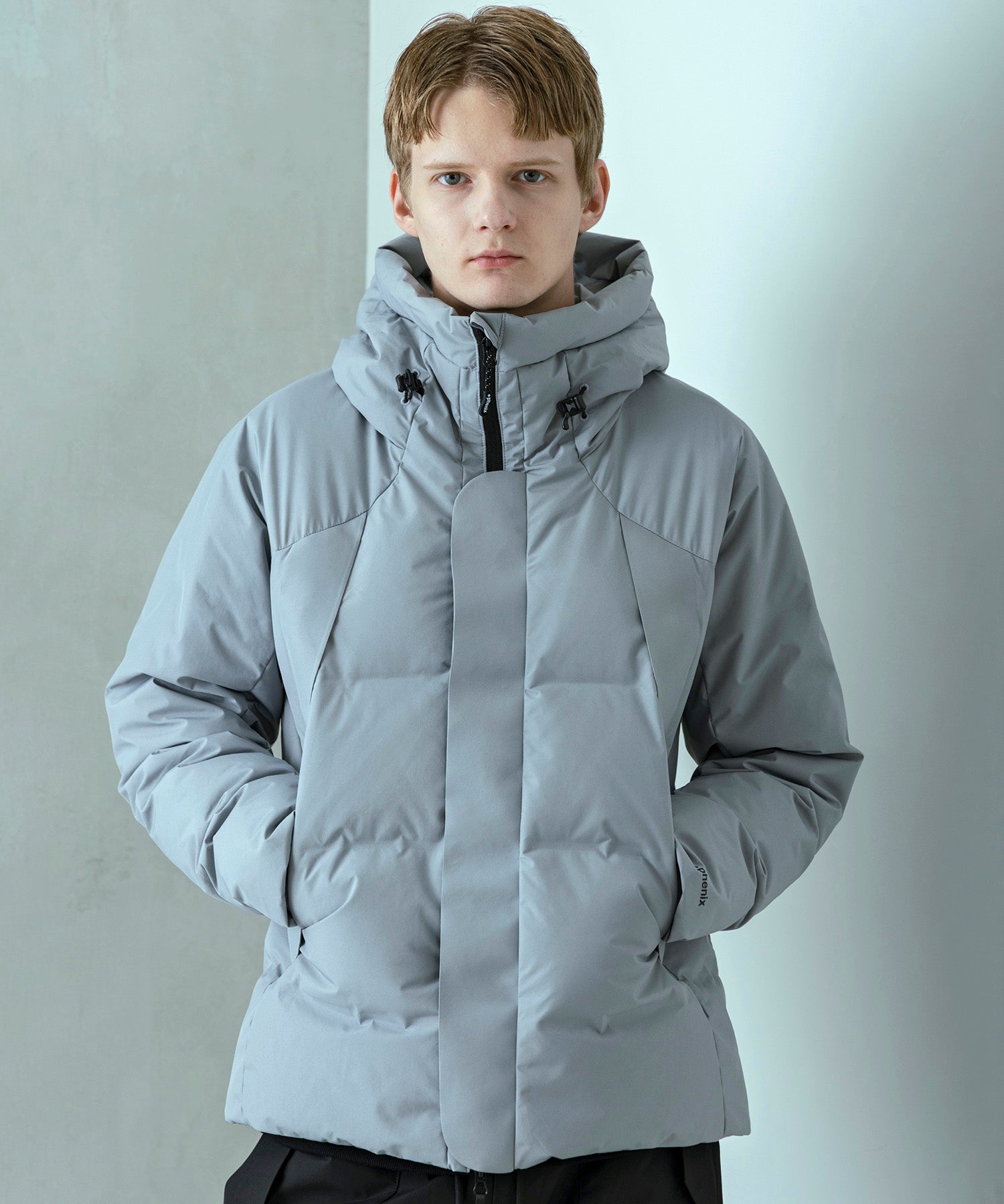 【MENS】FUSED QUILTING DOWN JACKET  フューズドキルティングダウンジャケット ウィンドストッパー / WINDSTOPPER(R) プロダクト by GORE TEX LABS / +phenix(プラスフェニックス)