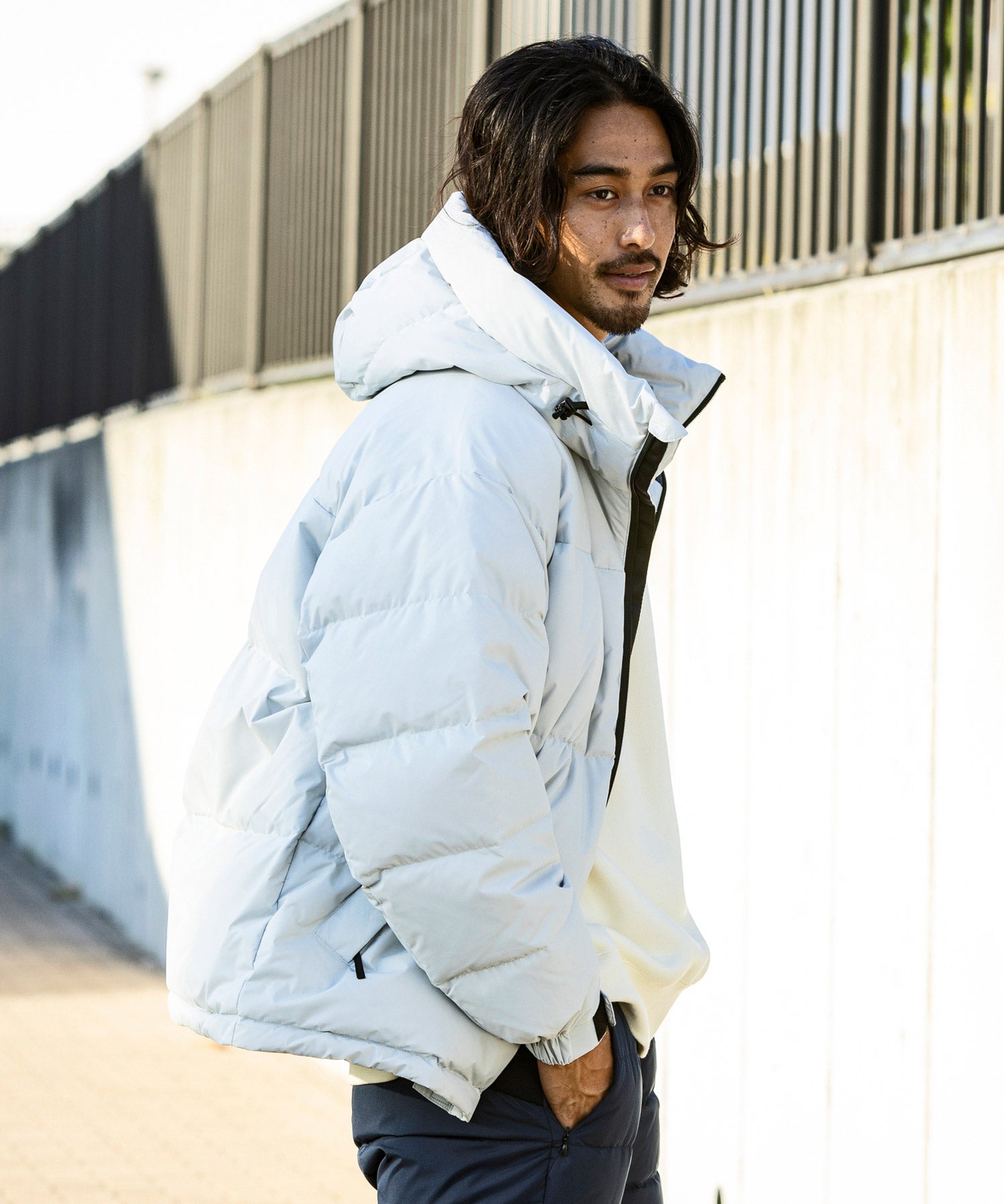 【MENS】QUILTING DOWN JACKET キルティング ダウンジャケット / WINDSTOPPER(R) プロダクト by GORE TEX LABS +phenix(プラスフェニックス)