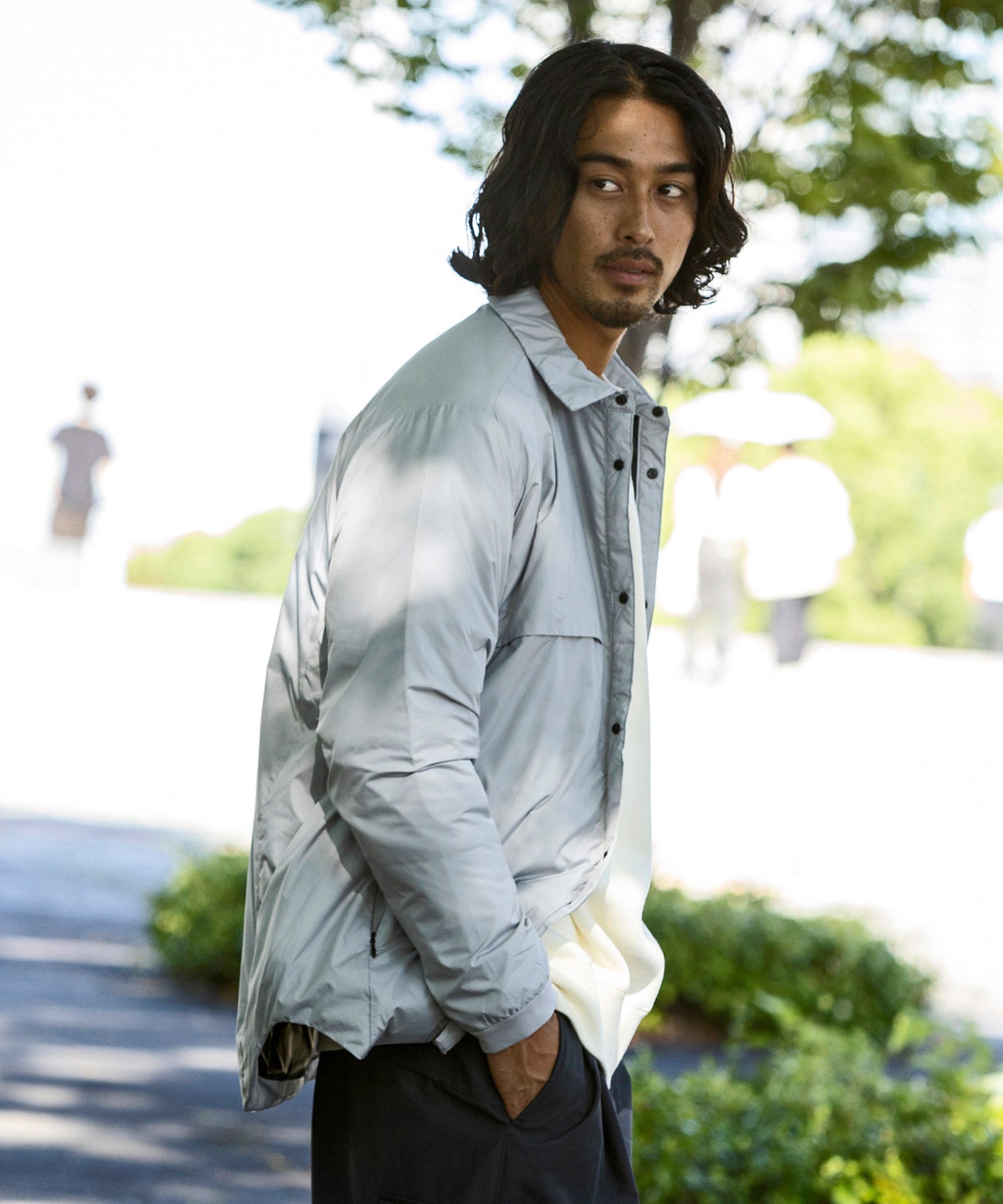 【MENS】INNER DOWN SHIRTS インナー ダウン シャツ 炭素素材グラフェン +phenix(プラスフェニックス)