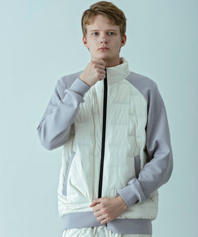 【MENS】HYBRID DOWN JACKET  ハイブリッドダウンジャケット / +phenix(プラスフェニックス)