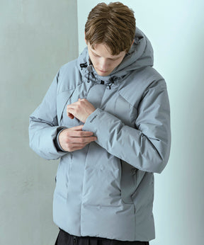 【MENS】FUSED QUILTING DOWN JACKET  フューズドキルティングダウンジャケット ウィンドストッパー / WINDSTOPPER(R) プロダクト by GORE TEX LABS / +phenix(プラスフェニックス)