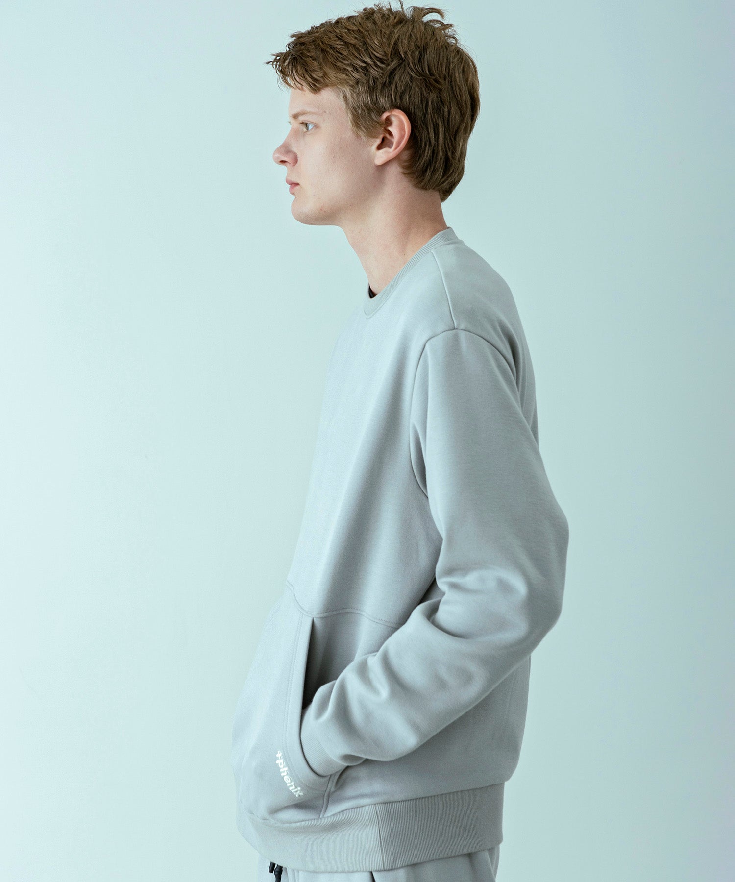 【MENS】HEAVY DUTY CREW NECK SWEAT  ヘビーデューティー クルーネックスウェット / +phenix(プラスフェニックス)