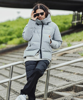 【MENS】FUSED QUILTING DOWN JACKET ヒューズド キルティング ダウンジャケット ウィンドストッパー / WINDSTOPPER(R) プロダクト by GORE TEX LABS +phenix(プラスフェニックス)