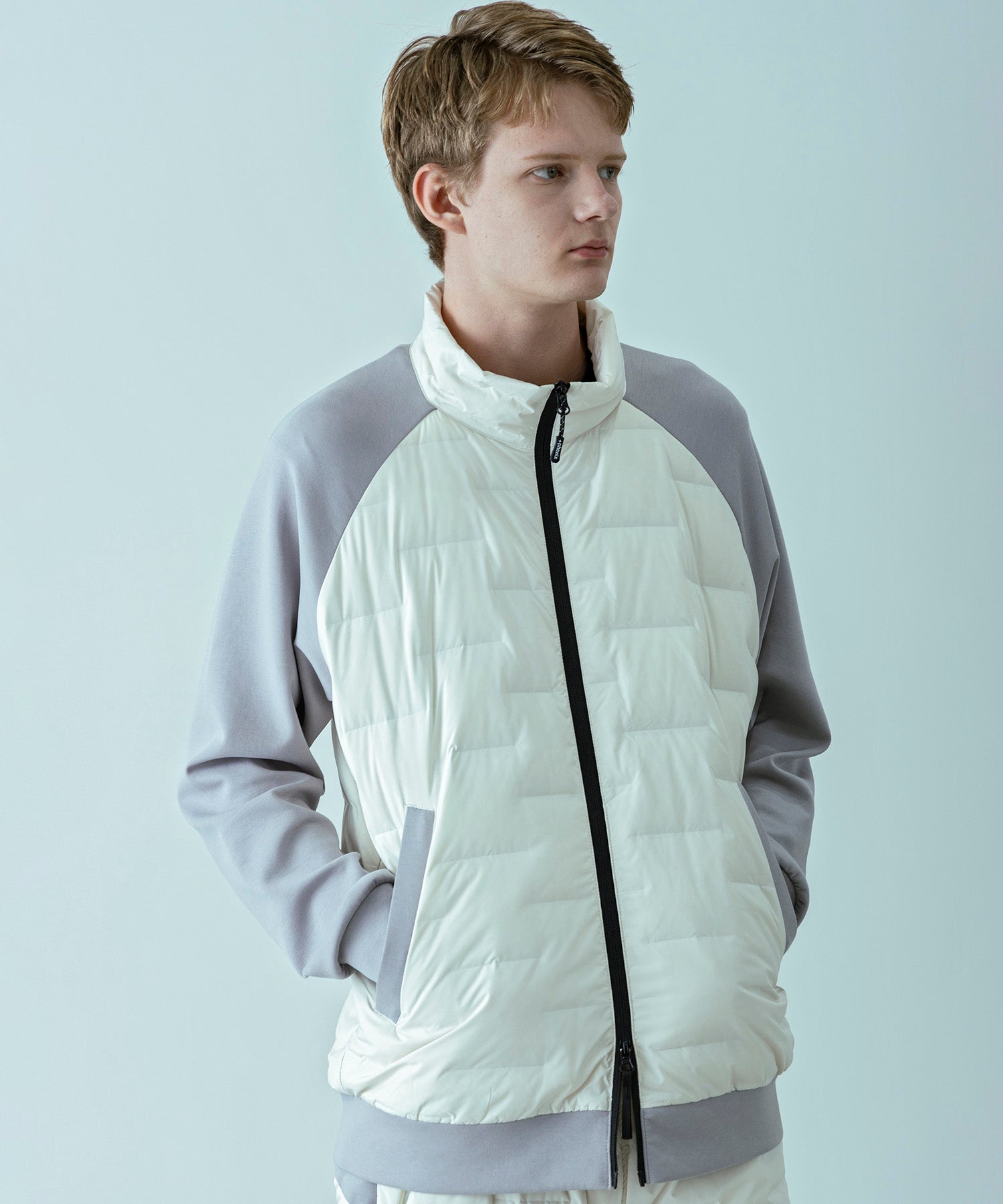 【MENS】HYBRID DOWN JACKET  ハイブリッドダウンジャケット / +phenix(プラスフェニックス)