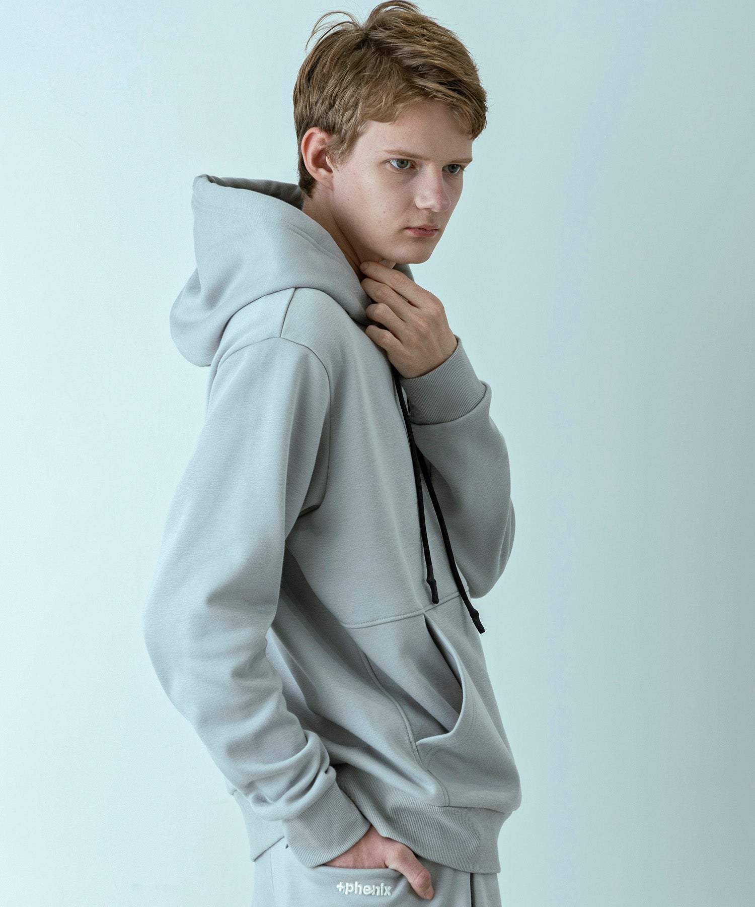 【MENS】HEAVY DUTY HOODY SWEAT  ヘビーデューティー フーディスウェット / +phenix(プラスフェニックス)