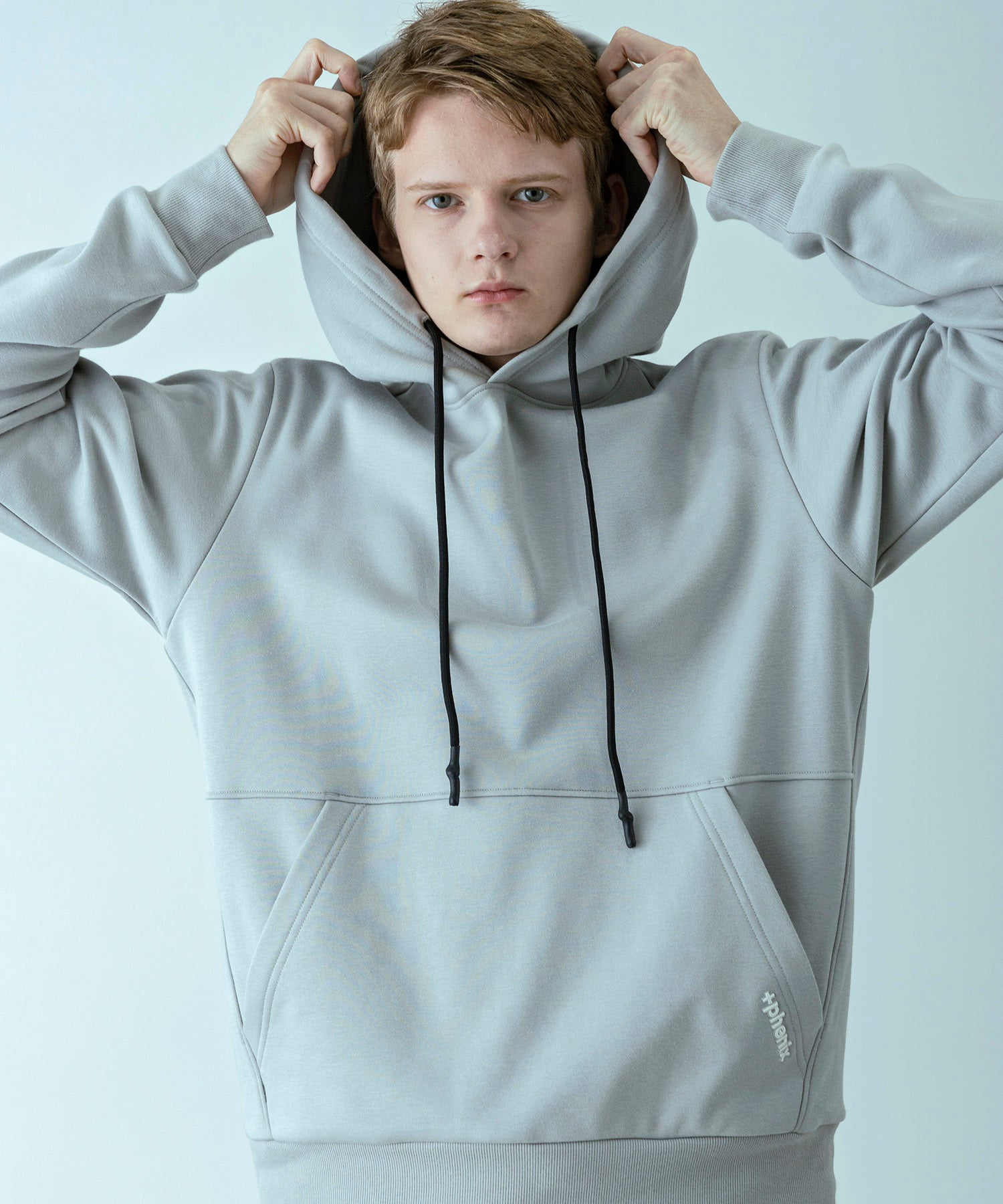 【MENS】HEAVY DUTY HOODY SWEAT  ヘビーデューティー フーディスウェット / +phenix(プラスフェニックス)