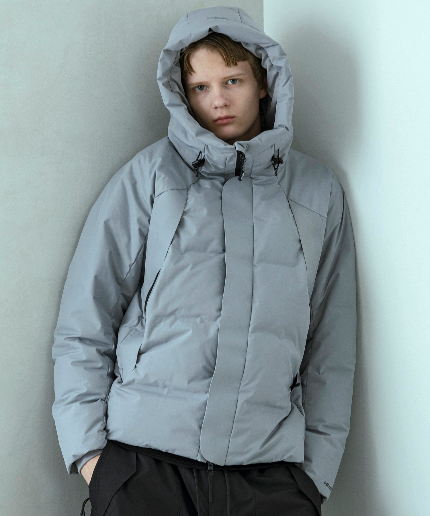 【MENS】FUSED QUILTING DOWN JACKET  フューズドキルティングダウンジャケット ウィンドストッパー / WINDSTOPPER(R) プロダクト by GORE TEX LABS / +phenix(プラスフェニックス)