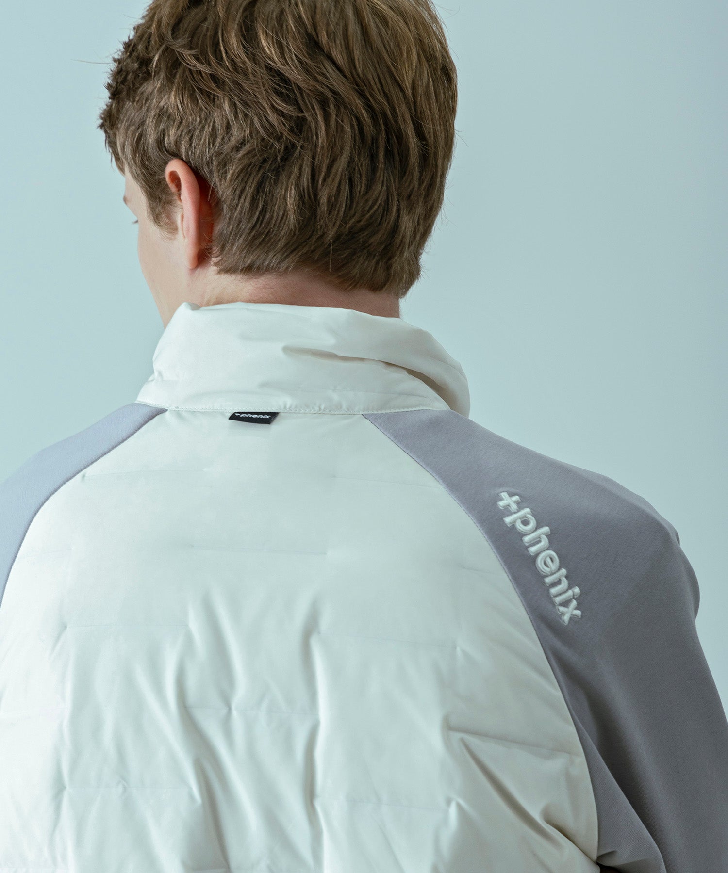 【MENS】HYBRID DOWN JACKET  ハイブリッドダウンジャケット / +phenix(プラスフェニックス)