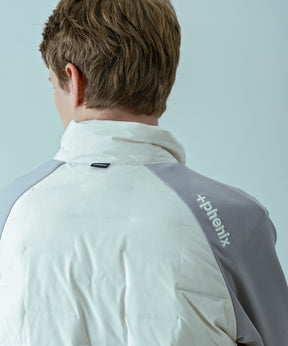 【MENS】HYBRID DOWN JACKET  ハイブリッドダウンジャケット / +phenix(プラスフェニックス)
