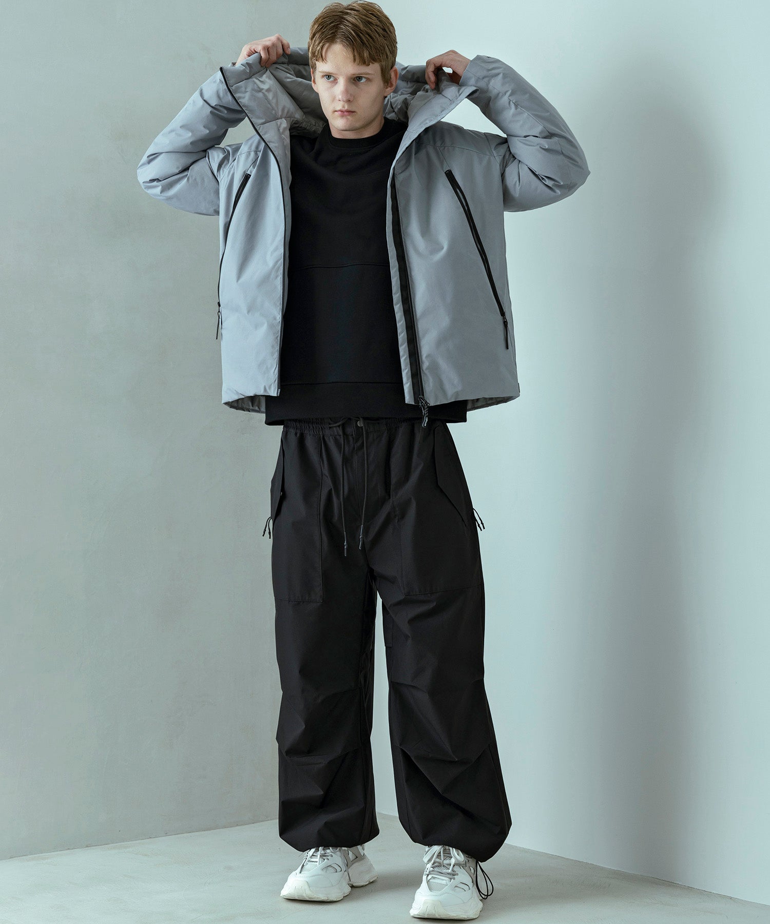 【MENS】DOWN JACKET  ダウンジャケット ウィンドストッパー / WINDSTOPPER(R) プロダクト by GORE TEX LABS / +phenix(プラスフェニックス)