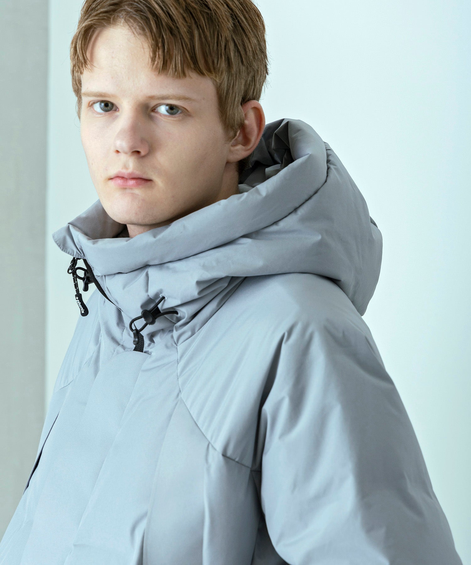 【MENS】FUSED QUILTING DOWN JACKET  フューズドキルティングダウンジャケット ウィンドストッパー / WINDSTOPPER(R) プロダクト by GORE TEX LABS / +phenix(プラスフェニックス)