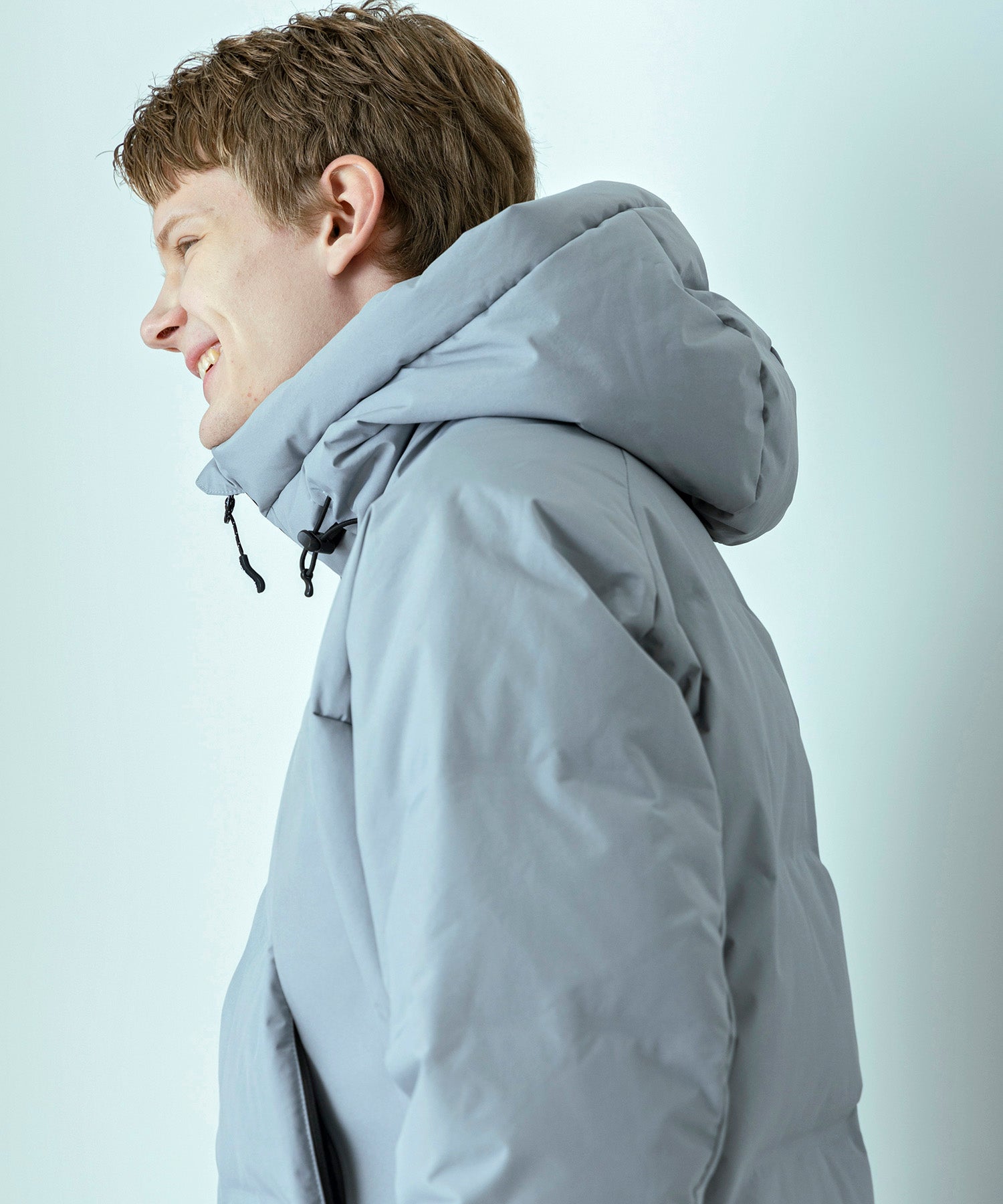 【MENS】FUSED QUILTING DOWN JACKET  フューズドキルティングダウンジャケット ウィンドストッパー / WINDSTOPPER(R) プロダクト by GORE TEX LABS / +phenix(プラスフェニックス)
