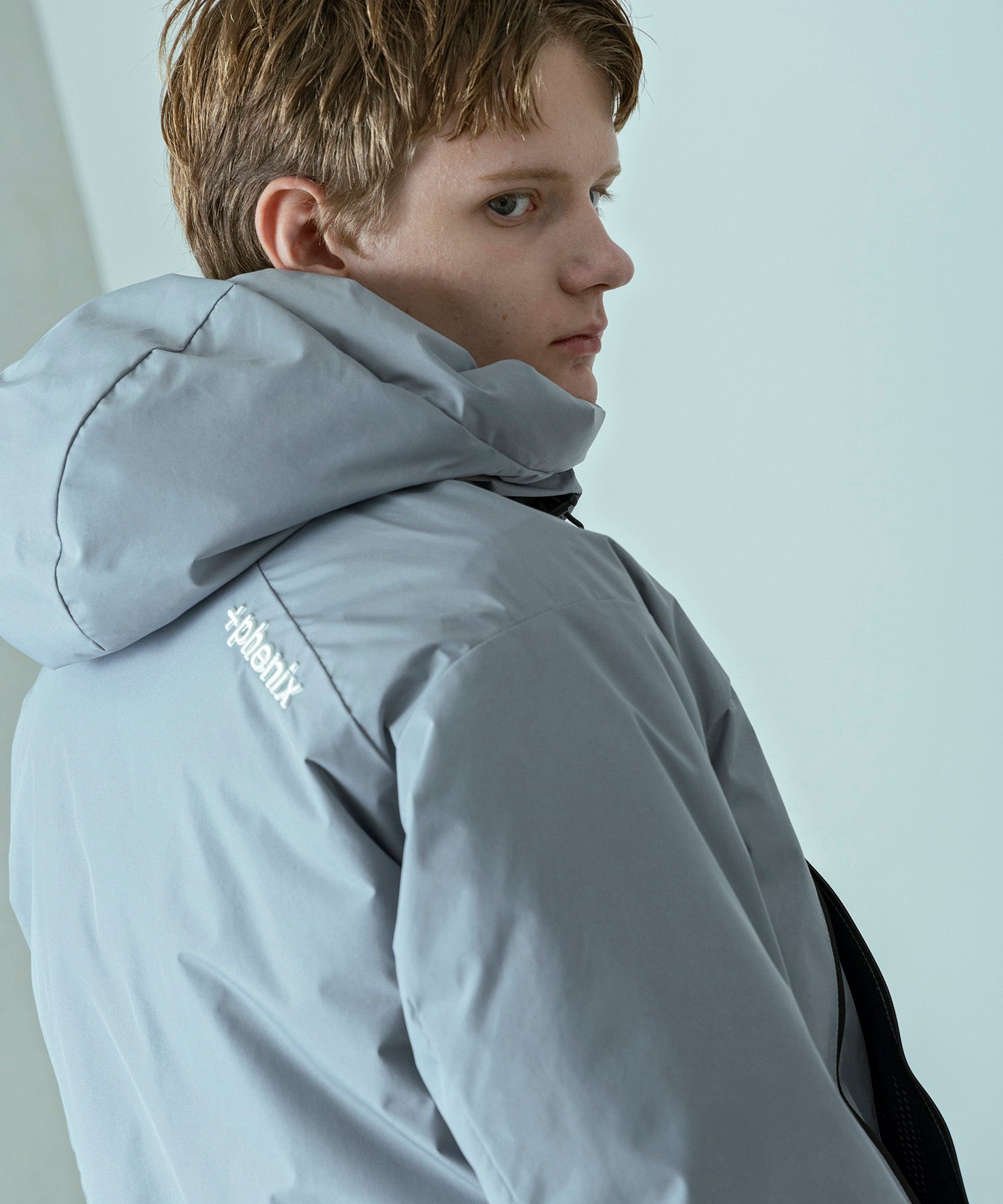 【MENS】DOWN JACKET  ダウンジャケット ウィンドストッパー / WINDSTOPPER(R) プロダクト by GORE TEX LABS / +phenix(プラスフェニックス)