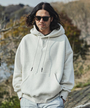 【MENS】FUNCTIONAL HEAVY WEIGHT SWEAT HOODY  ヘビーウェイト スウェット フーディー 蓄熱保温 +phenix(プラスフェニックス)　