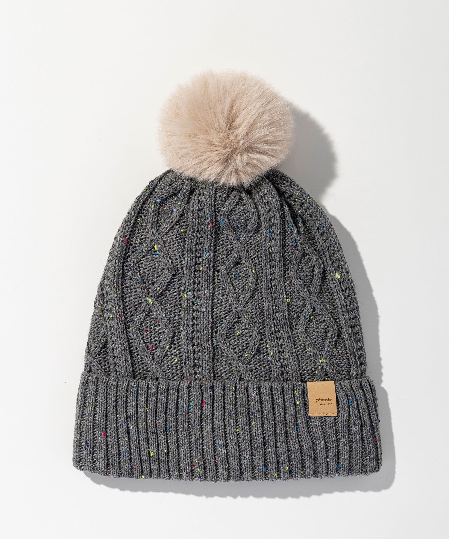 【WOMENS】Mix Nep Knit Cap / ミックスネップニットキャップ / phenix スキーウェア 26AW