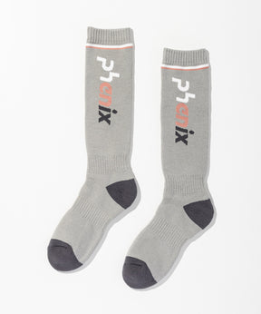 【WOMENS】Color Block Logo Ski Socks / カラーブロックロゴスキーソックス / phenix スキーウェア 26AW