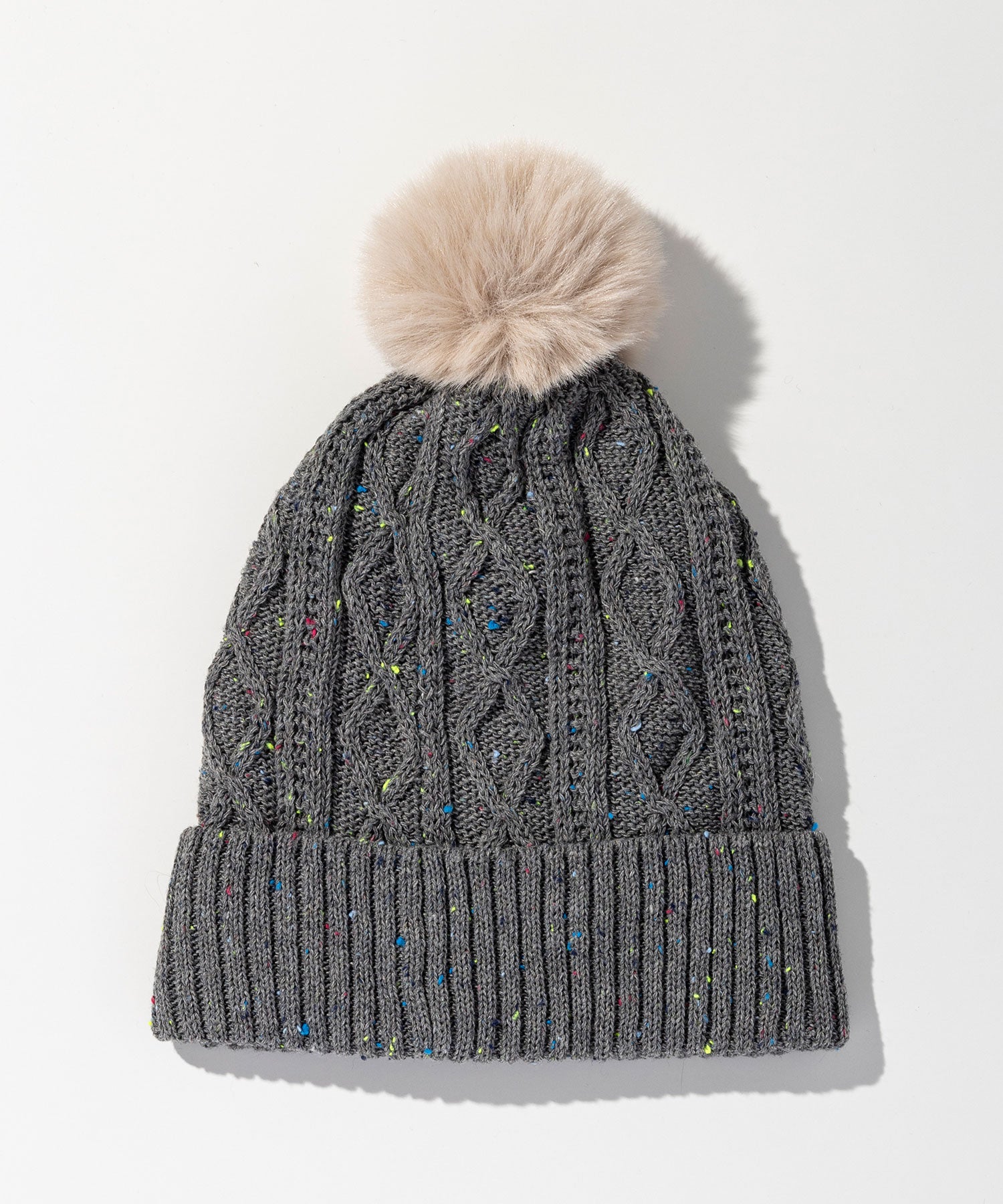 【WOMENS】Mix Nep Knit Cap / ミックスネップニットキャップ / phenix スキーウェア 26AW