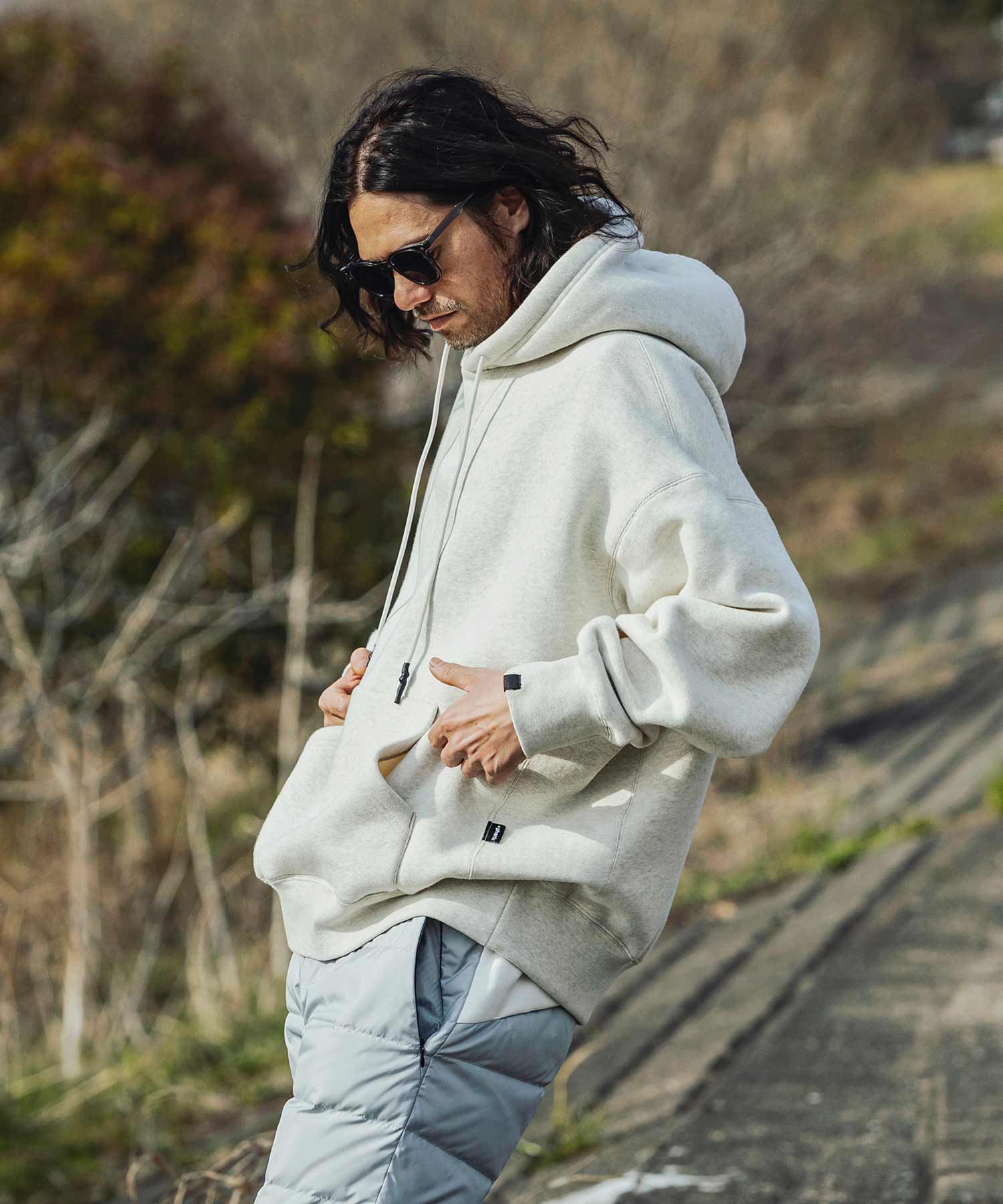 【MENS】FUNCTIONAL HEAVY WEIGHT SWEAT HOODY  ヘビーウェイト スウェット フーディー 蓄熱保温 +phenix(プラスフェニックス)　