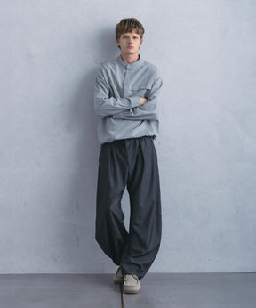 【1月中旬お届け予約商品】PULLOVER BAND COLLAR SHIRT プルオーバーバンドカラーシャツ