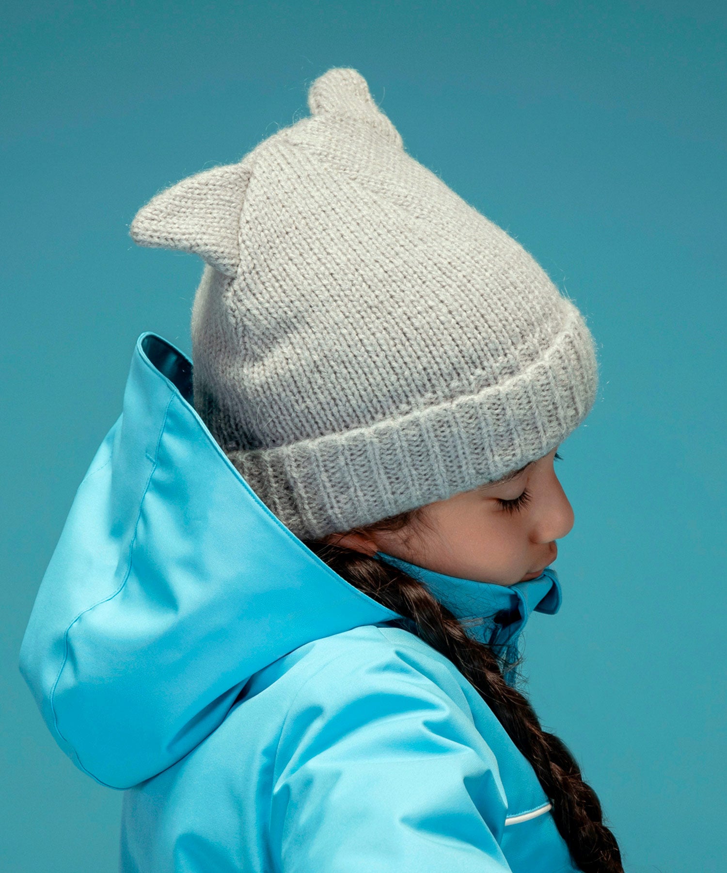 【KIDS/JUNIOR】Kitty Knit Hat キティーニットハット / JUNIOR ACC / 子供用 ニットキャップ / phenixスキーウェア 24AW