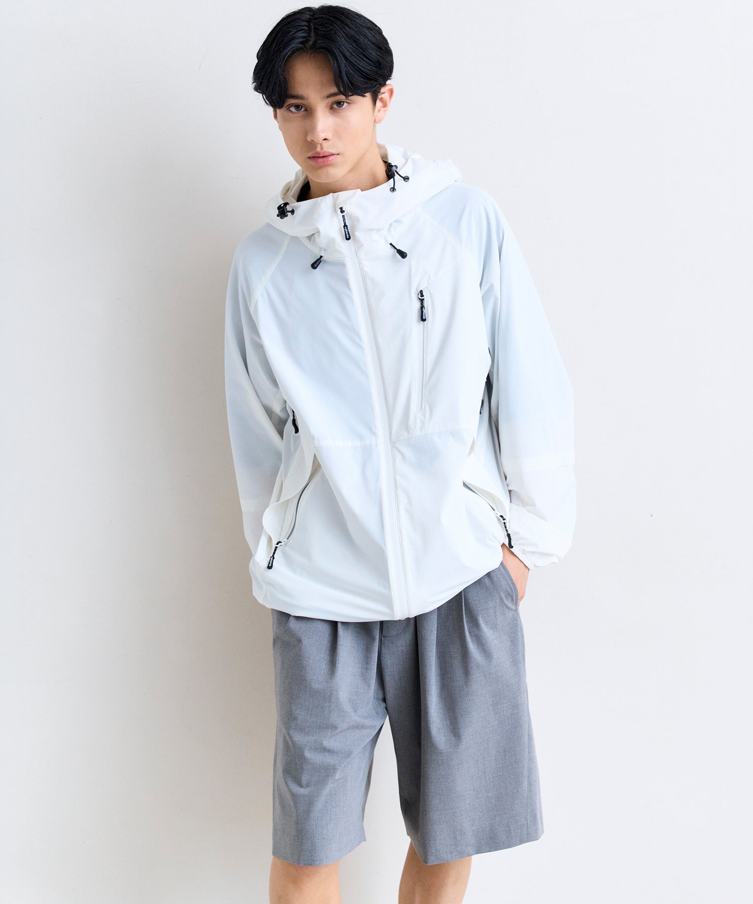 2-TUCK HALF SLACKS / ツータック ハーフスラックス