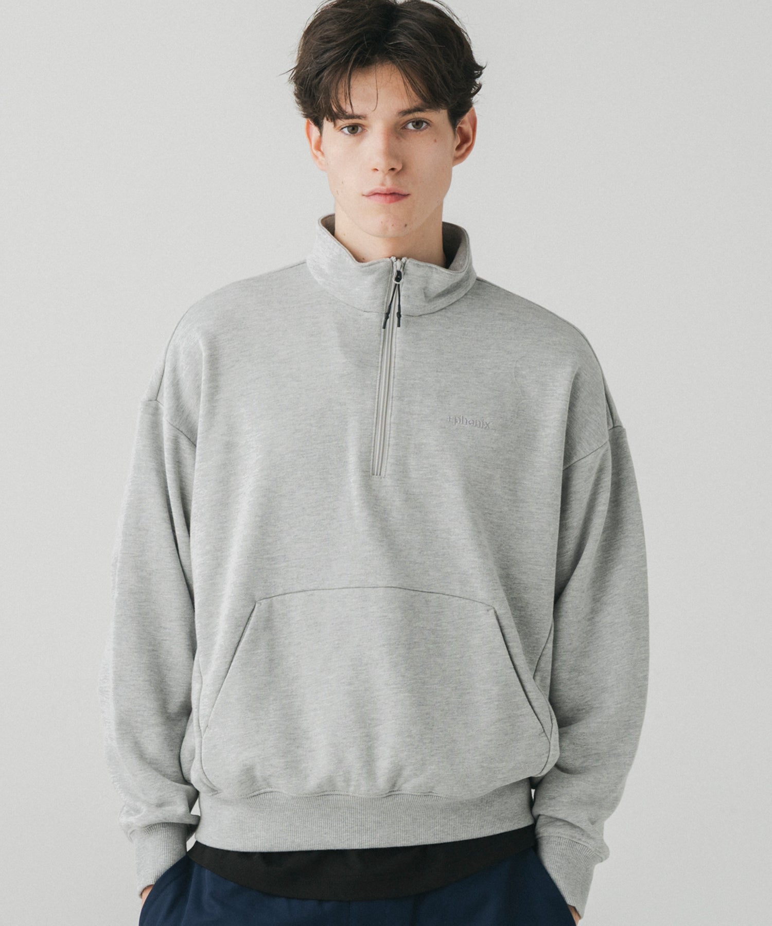 CVC HALF-ZIP SWEATSHIRT / CVC ハーフジップスウェットシャツ