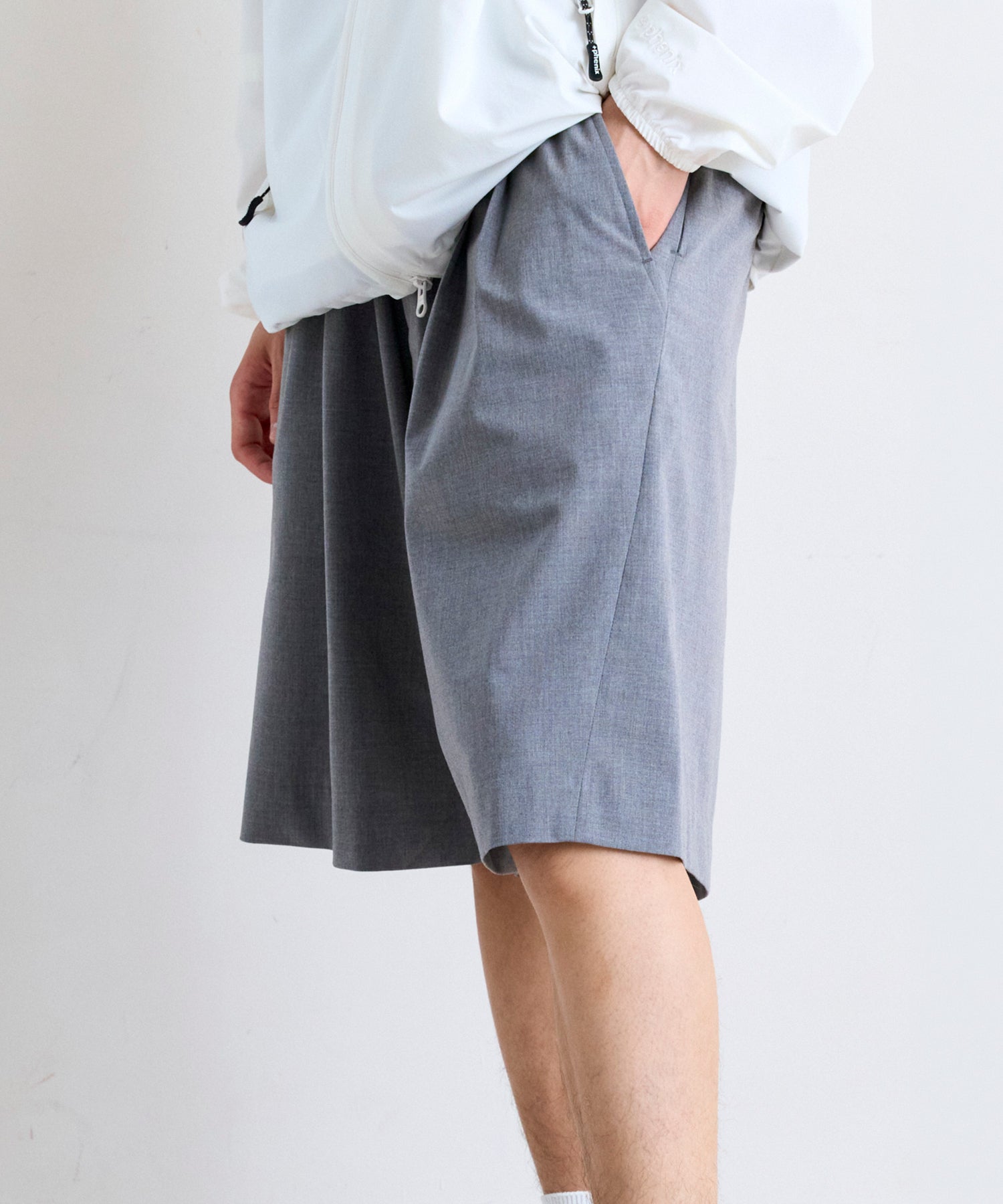 2-TUCK HALF SLACKS / ツータック ハーフスラックス