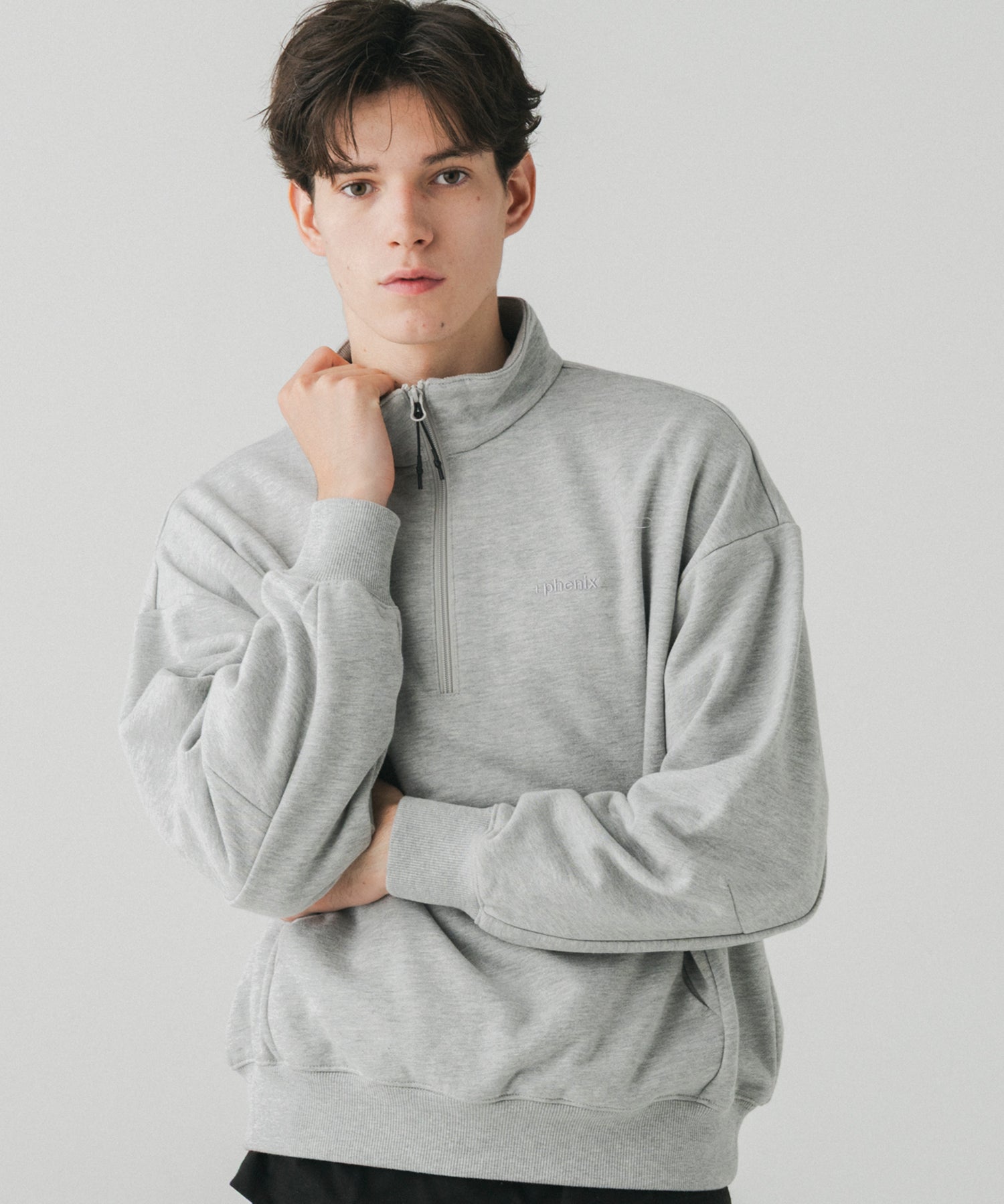 CVC HALF-ZIP SWEATSHIRT / CVC ハーフジップスウェットシャツ