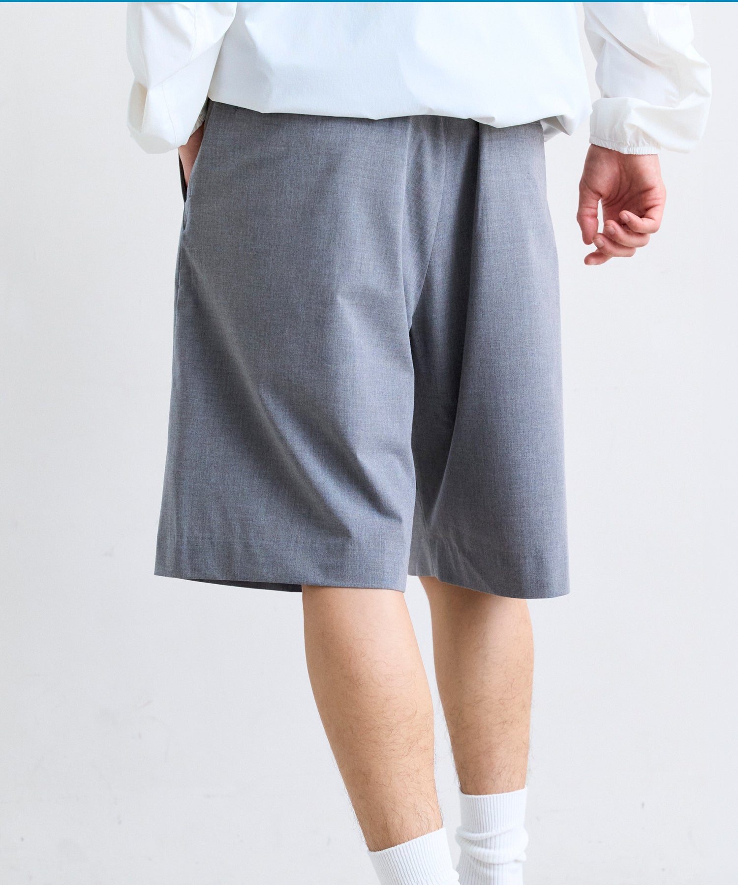 2-TUCK HALF SLACKS / ツータック ハーフスラックス