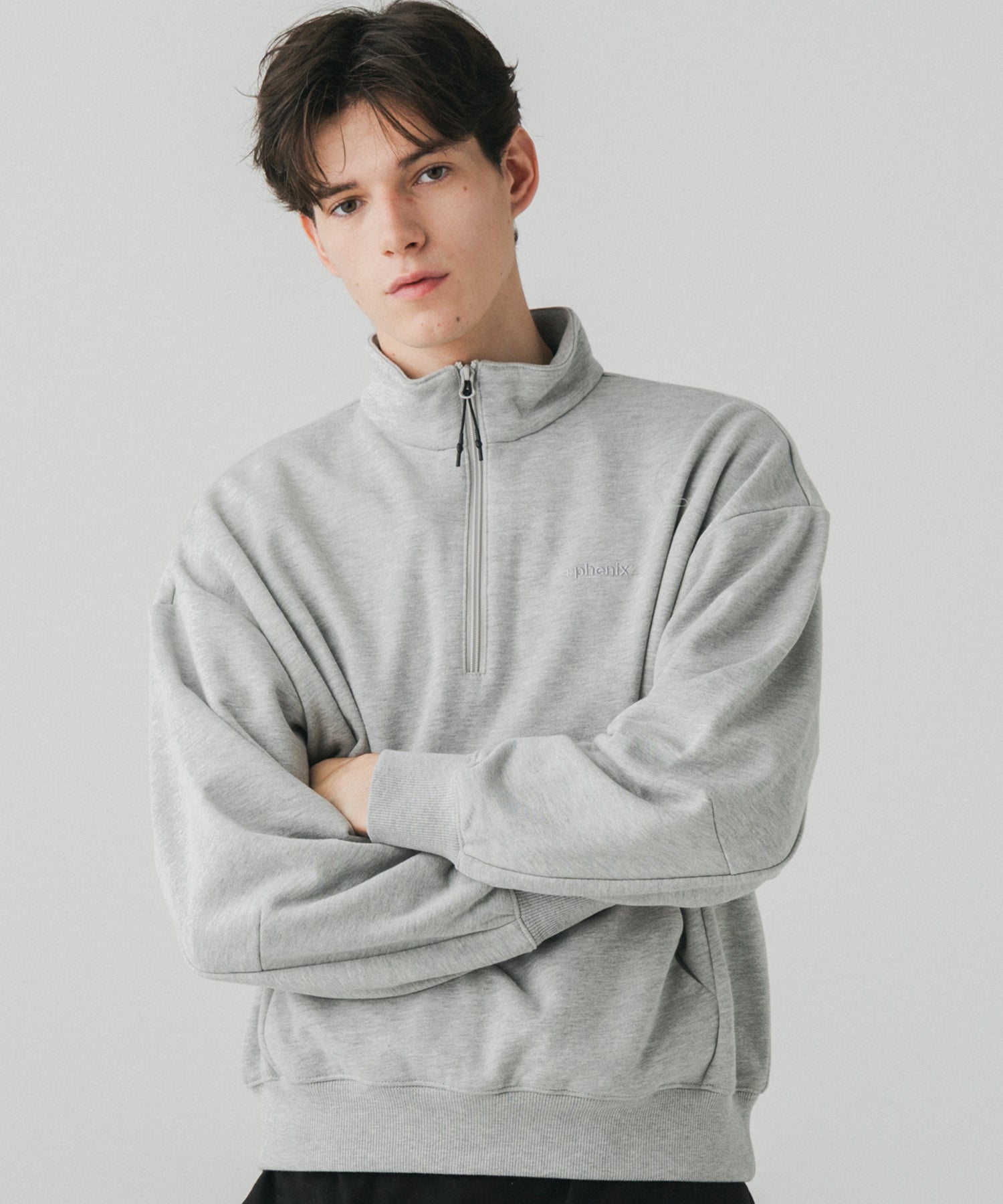 CVC HALF-ZIP SWEATSHIRT / CVC ハーフジップスウェットシャツ