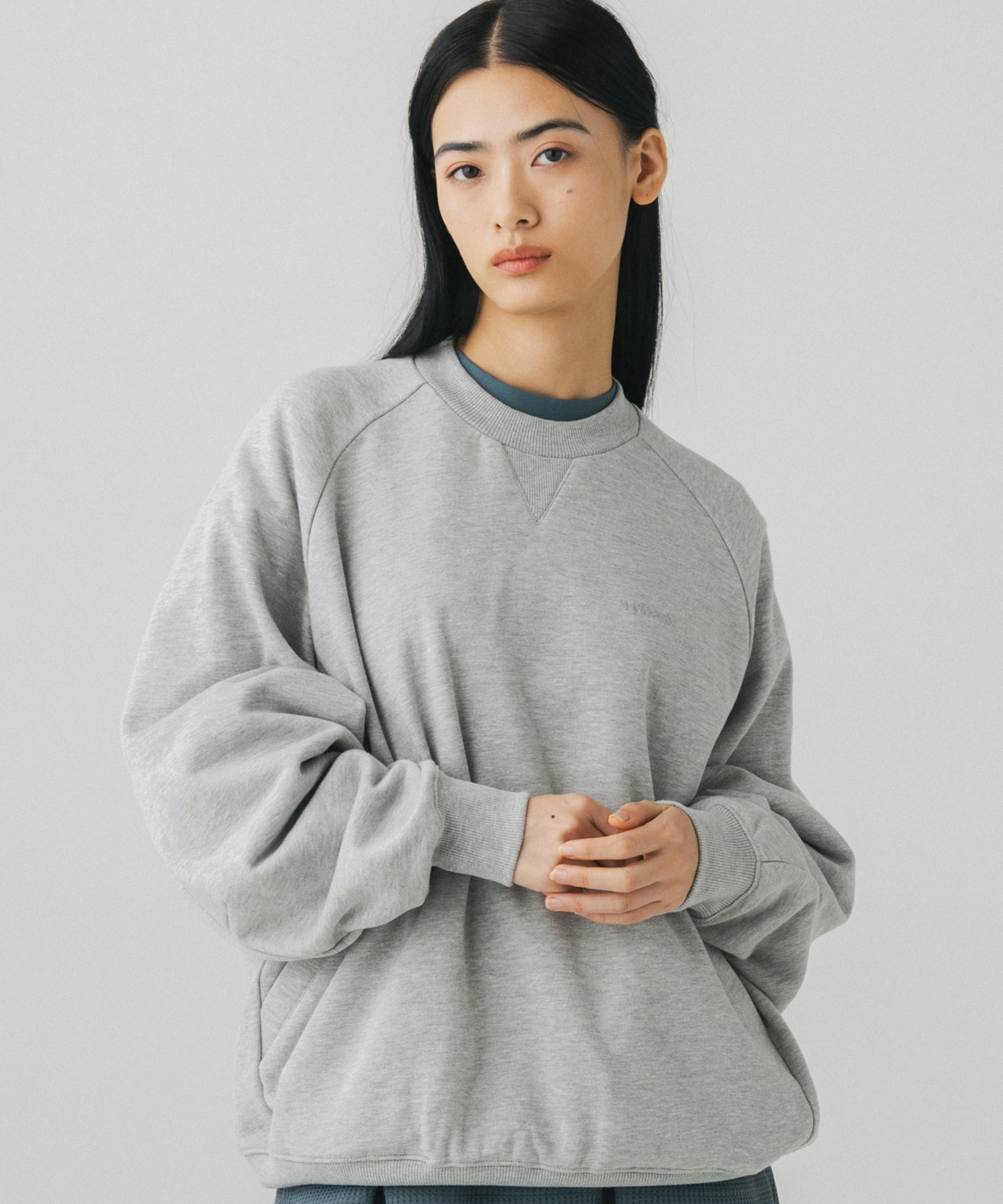 CVC CREW NECK SWEATSHIRT / CVC クルーネック スウェットシャツ