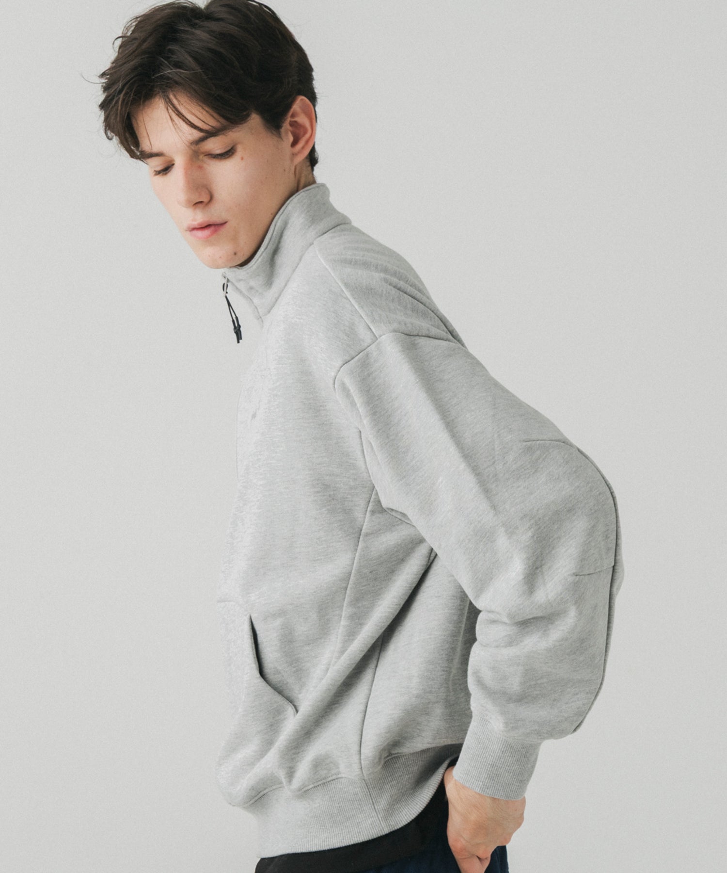 CVC HALF-ZIP SWEATSHIRT / CVC ハーフジップスウェットシャツ