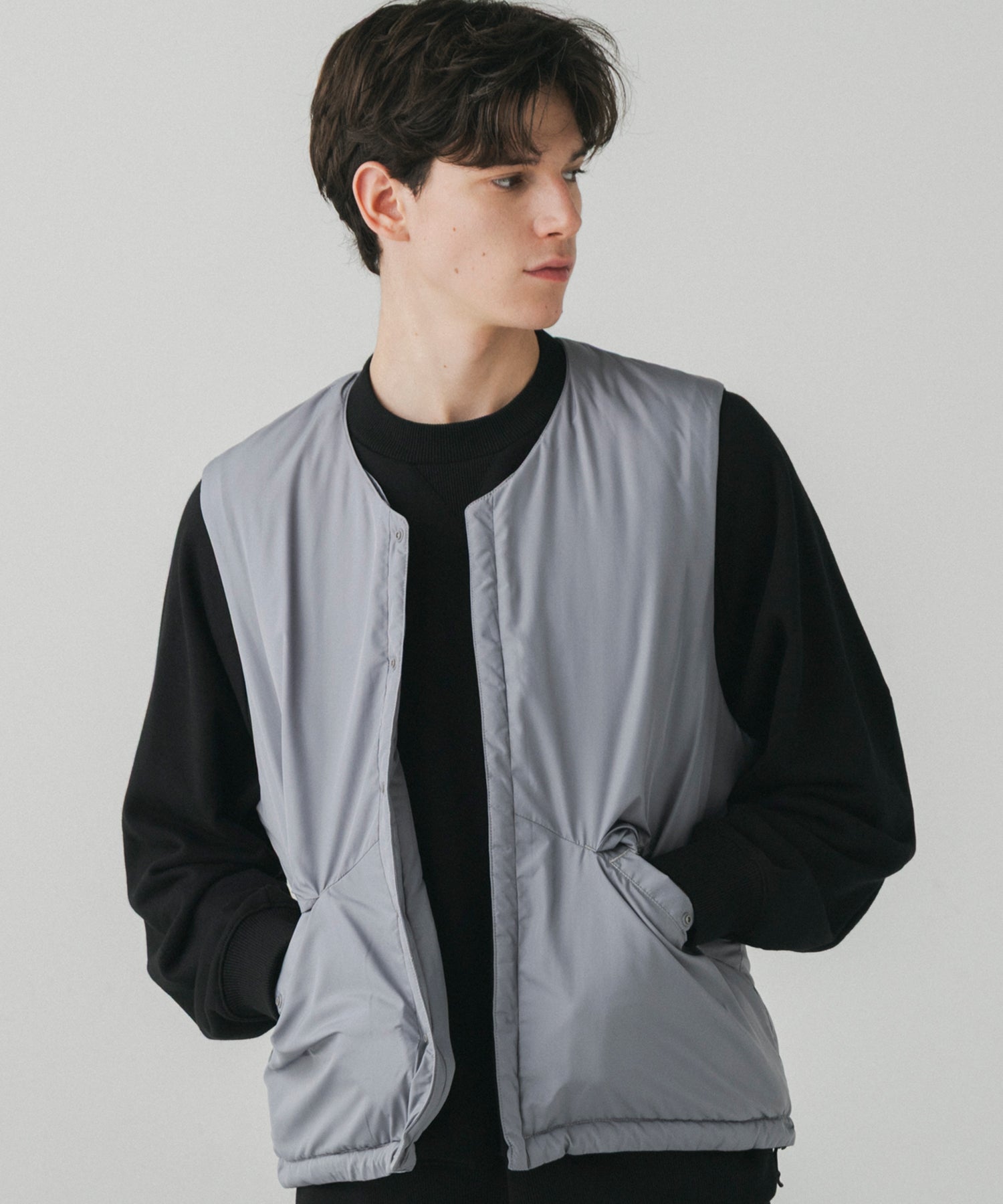 【9月下旬お届け予約商品】PADDED LINER VEST / 中綿入りライナーベスト
