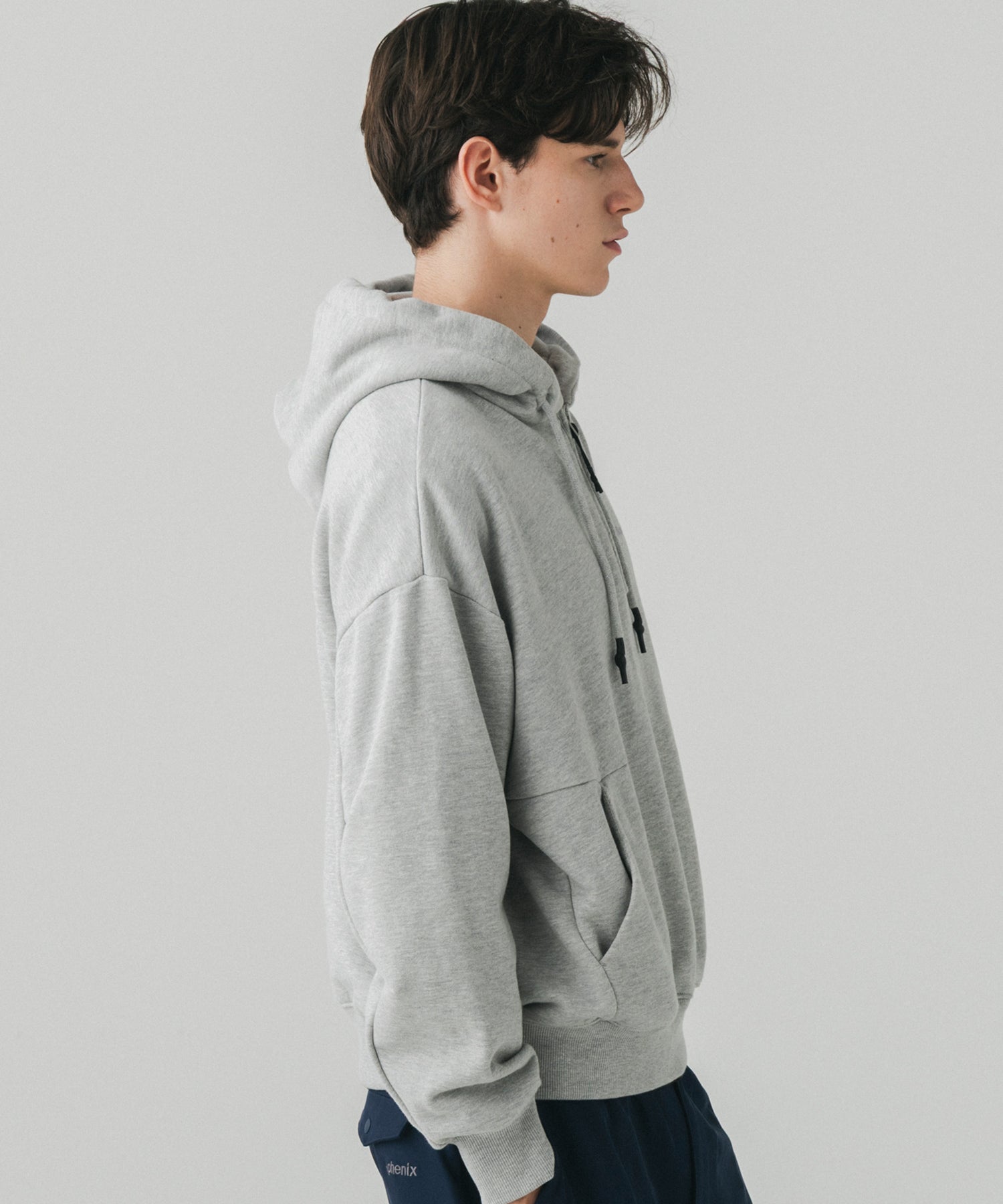 CVC HALF-ZIP SWEAT HOODIE / CVC ハーフジップ スウェットフーディー