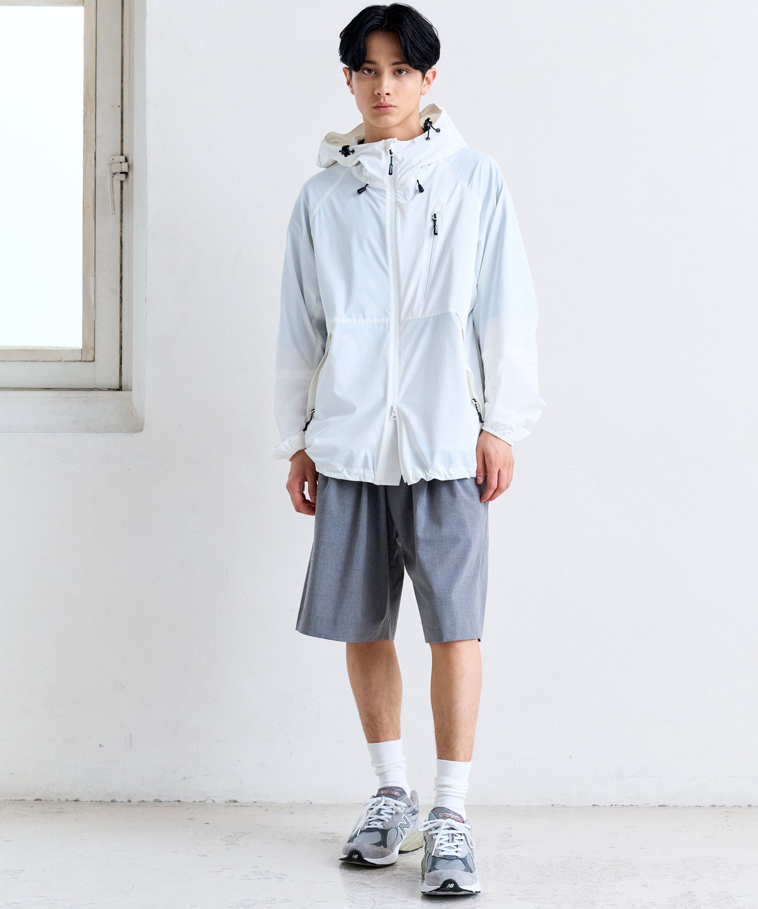 2-TUCK HALF SLACKS / ツータック ハーフスラックス