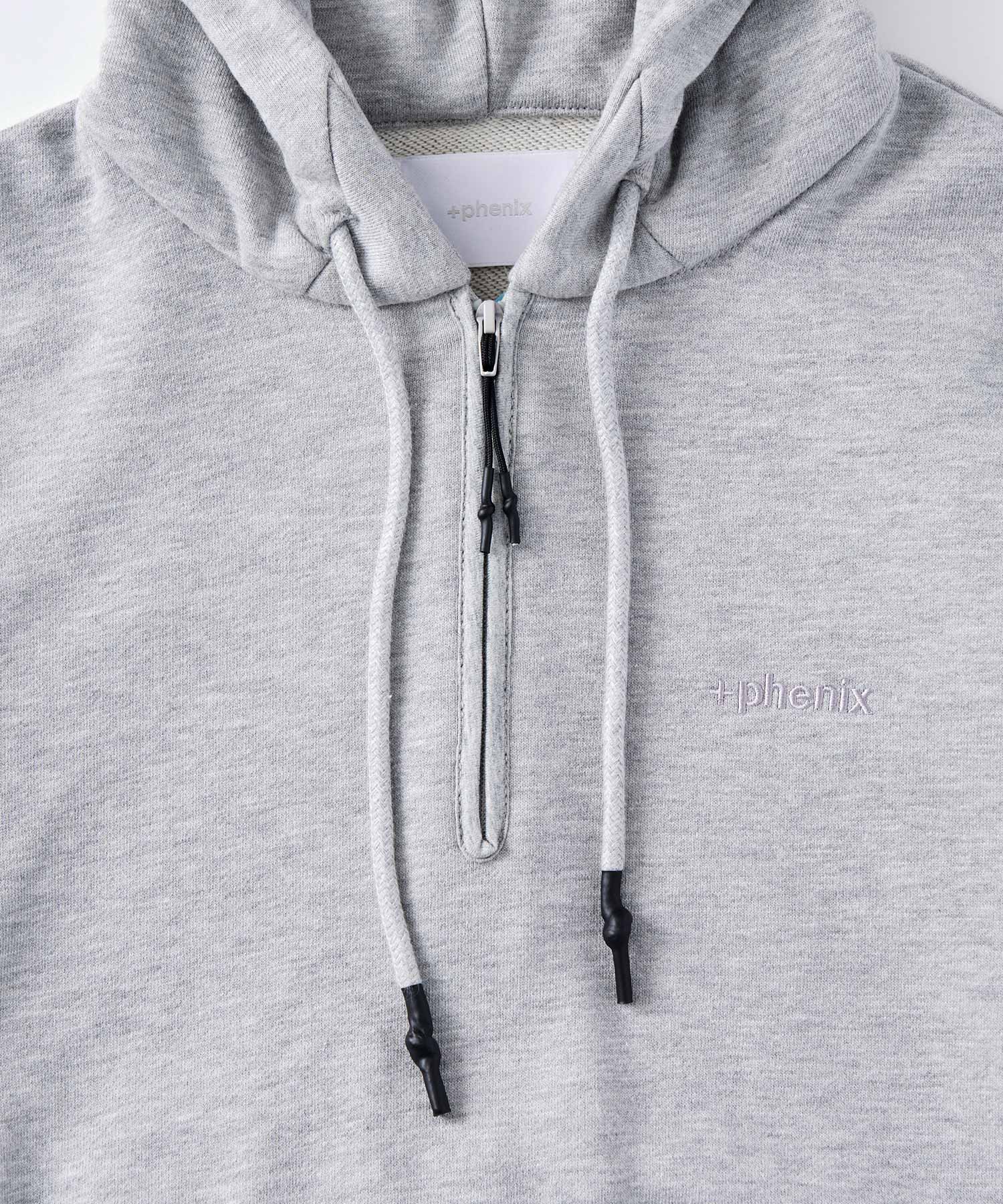 CVC HALF-ZIP SWEAT HOODIE / CVC ハーフジップ スウェットフーディー
