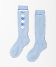 【WOMENS】Argyle Motif Ski Socks / アーガイルモチーフスキーソックス / phenix スキーウェア 26AW