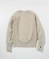 [MENS] HYBRID KNITTED LONG RIB PULL OVER / +phenix 