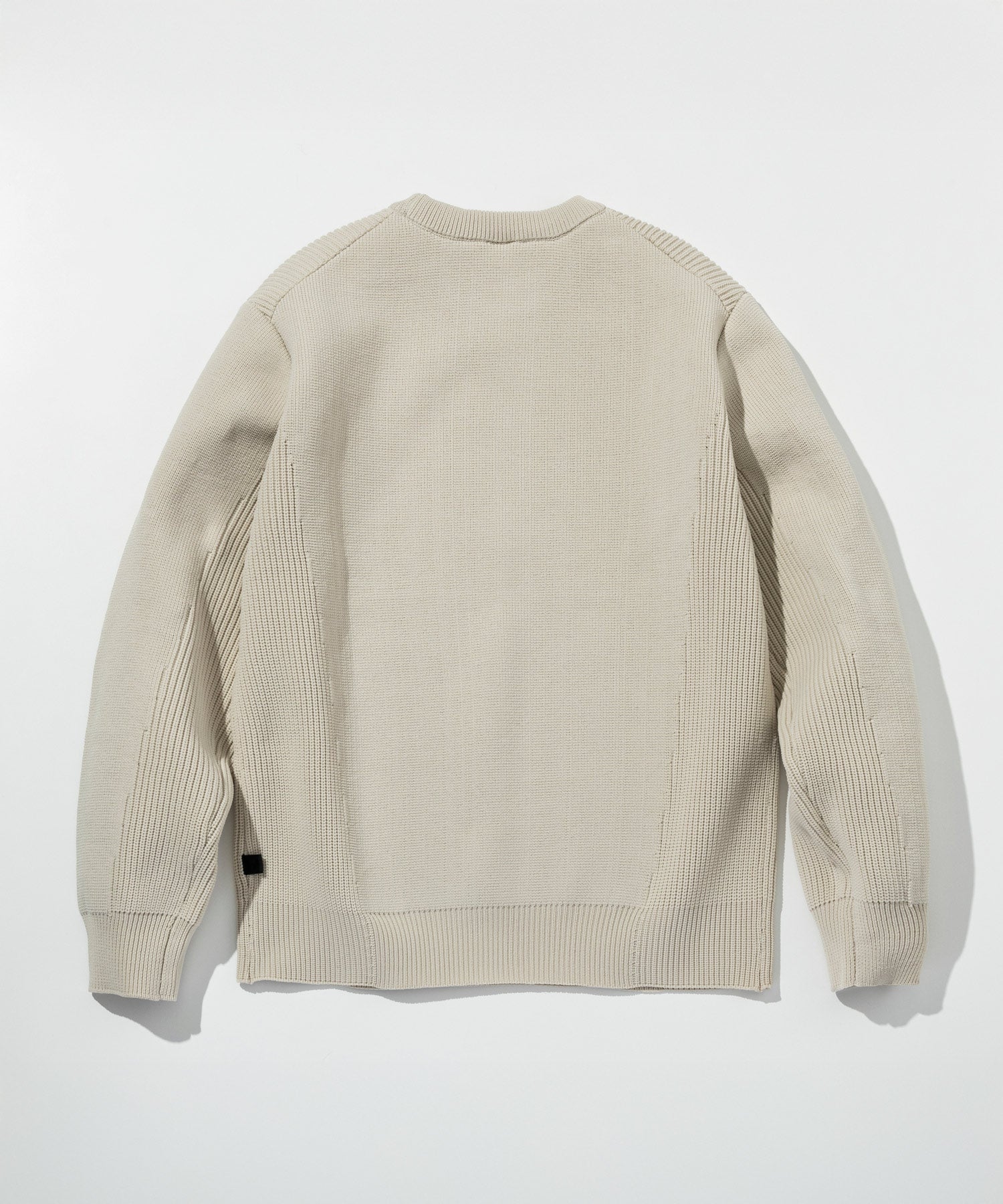 【MENS】HYBRID KNITTED LONG SLEEVE PULL OVER  ハイブリッドニット ロングスリーブプルオーバー / +phenix(プラスフェニックス)