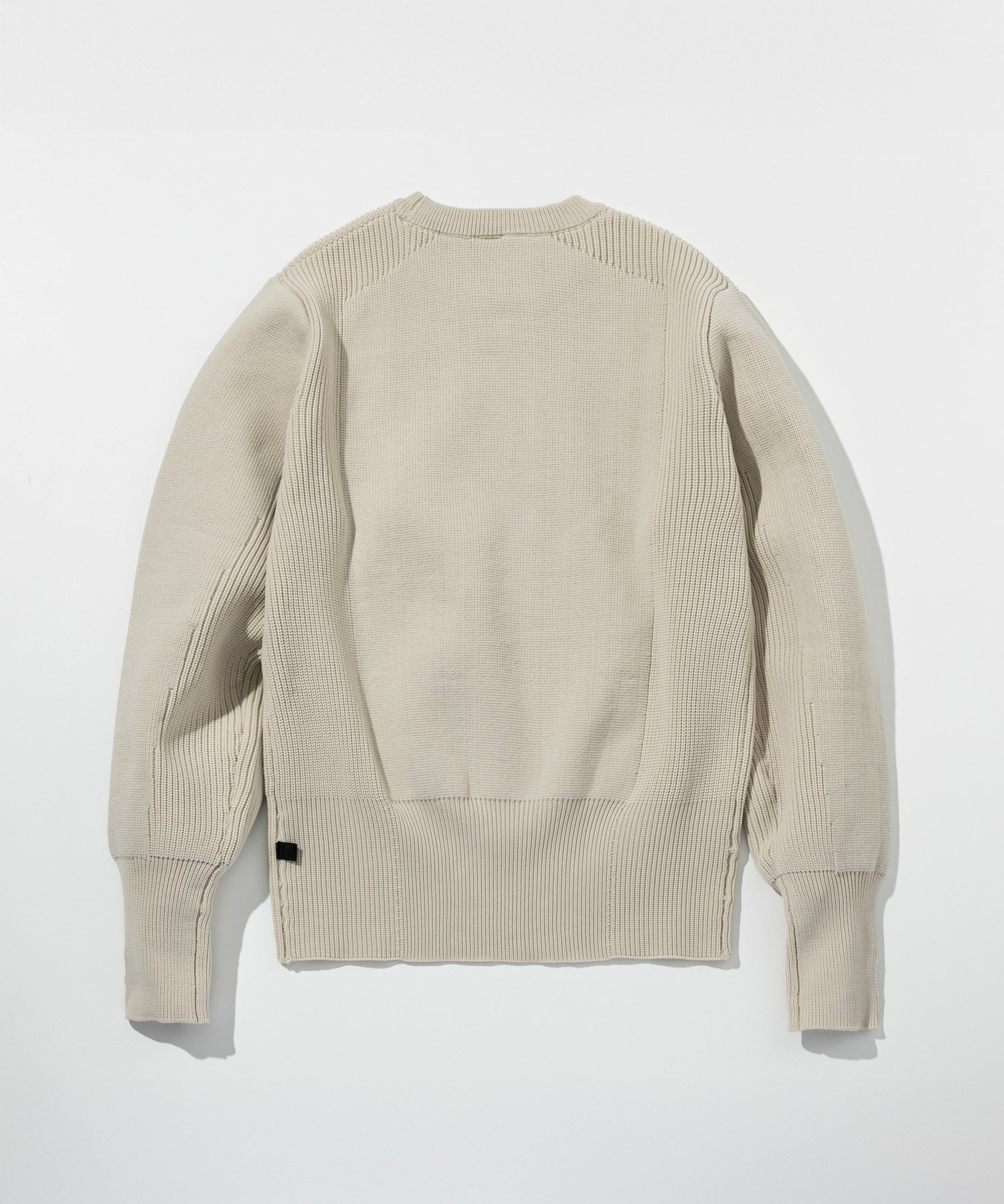 【MENS】HYBRID KNITTED LONG RIB PULL OVER  ハイブリッドニット ロングリブプルオーバー / +phenix(プラスフェニックス)