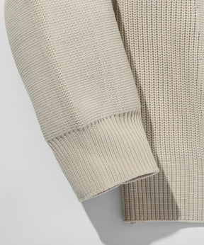 【MENS】HYBRID KNITTED LONG SLEEVE PULL OVER  ハイブリッドニット ロングスリーブプルオーバー / +phenix(プラスフェニックス)