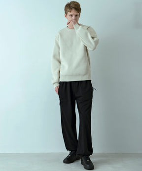 【MENS】HYBRID KNITTED LONG SLEEVE PULL OVER  ハイブリッドニット ロングスリーブプルオーバー / +phenix(プラスフェニックス)