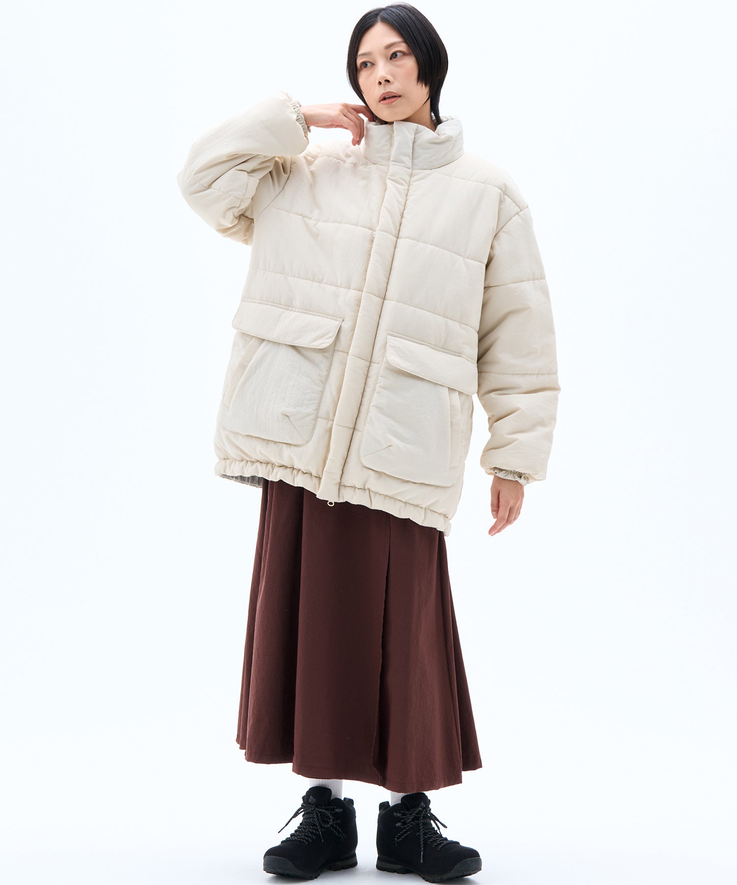 【WOMENS】ADAPTABLE FLUFFY JACKET / アダプタブル フラッフィージャケット
