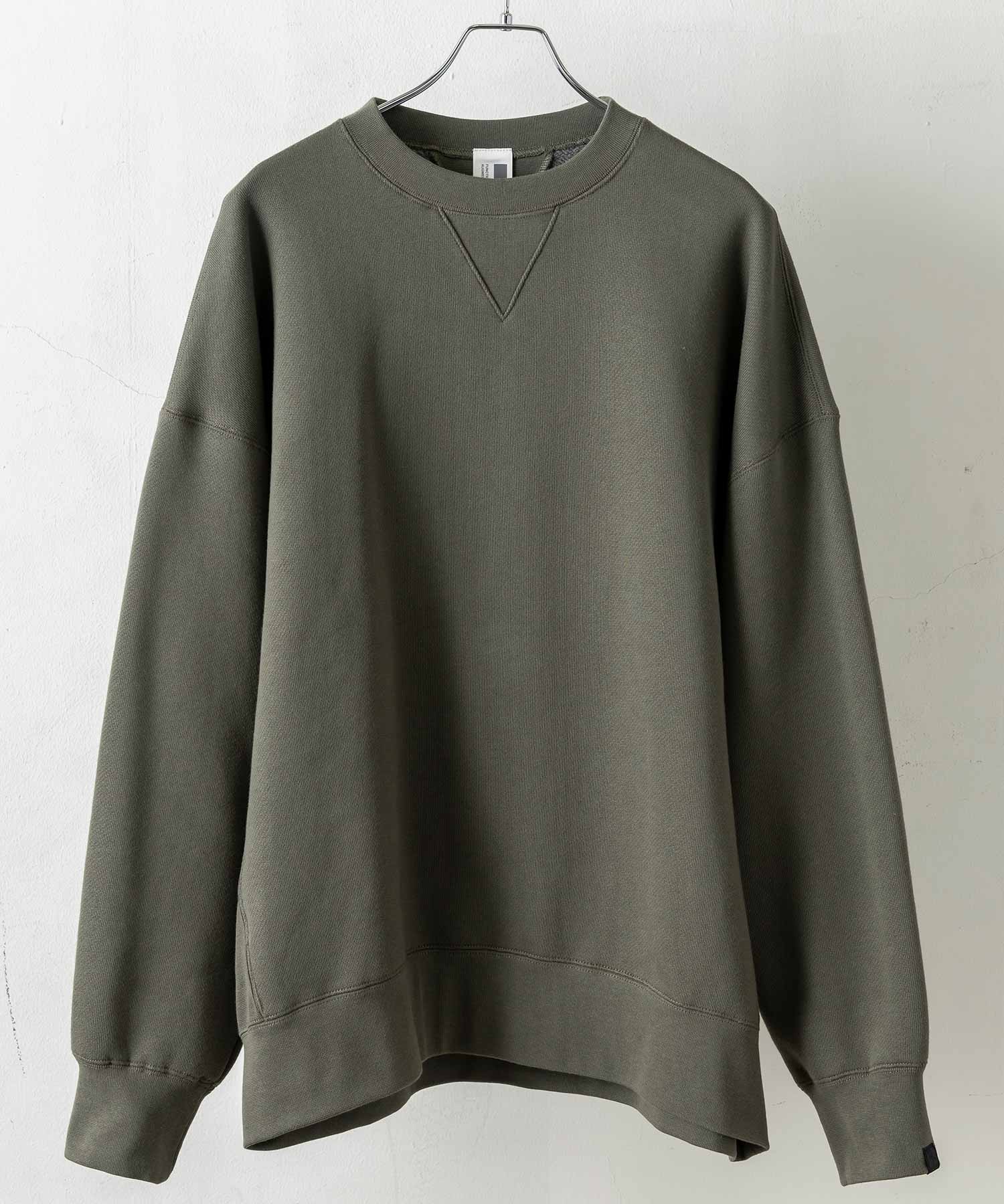 【MENS】FUNCTIONAL HEAVY WEIGHT CREW NECK SWEAT  ヘビーウェイト クルーネック スウェット 蓄熱保温 +phenix(プラスフェニックス)　